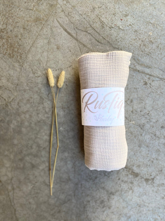 Organic bamboo swaddle - Oatmeal
