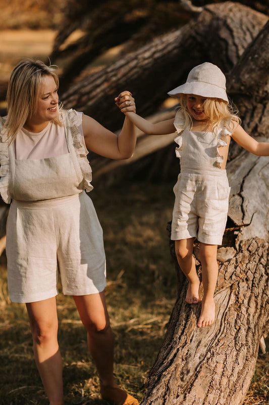 Florence Dungarees - Oatmeal