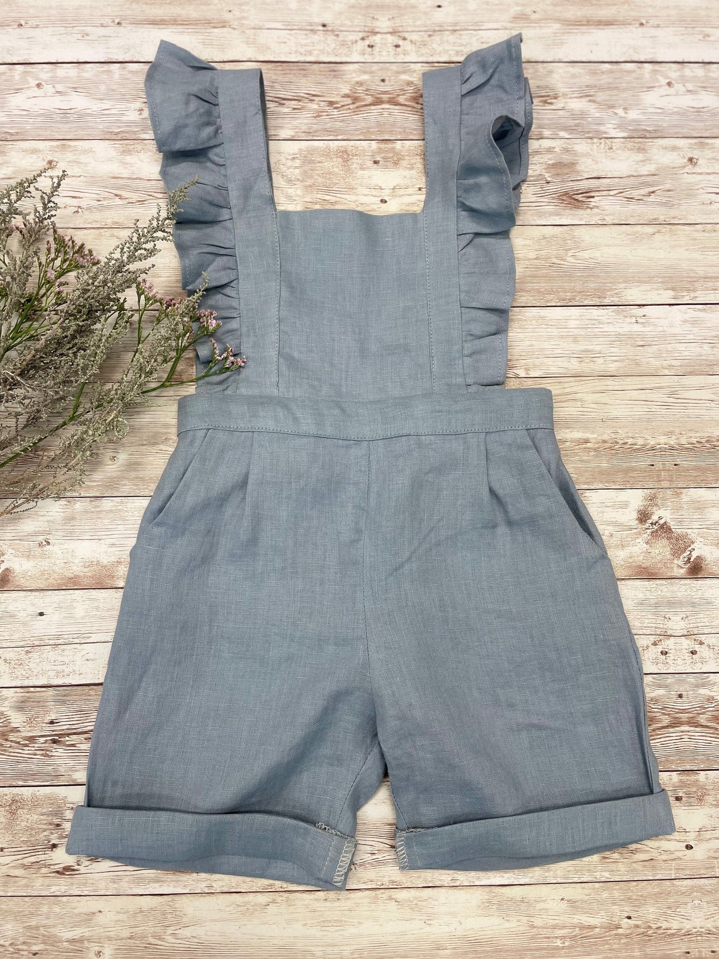 Florence Dungarees - Blue