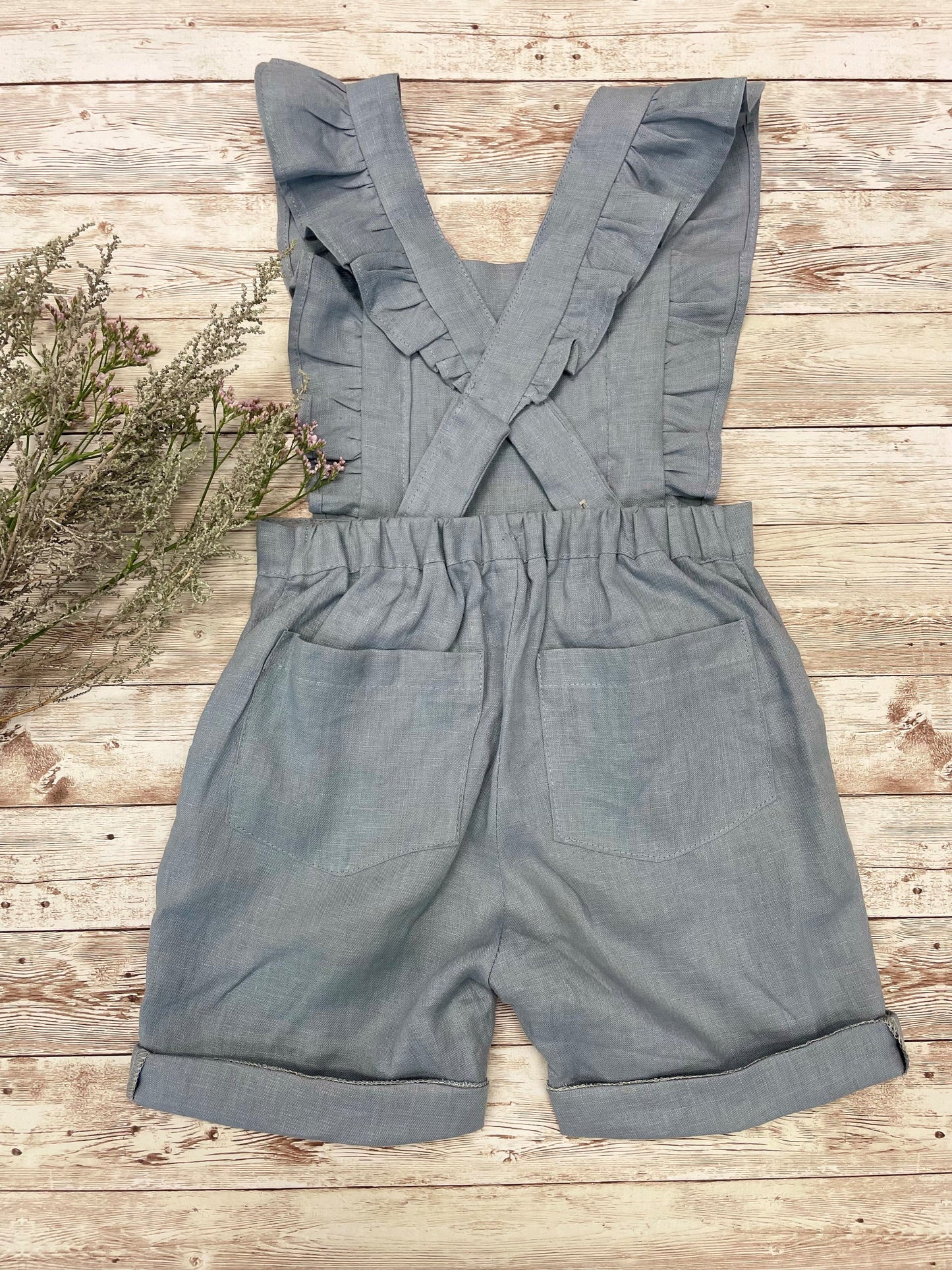 Florence Dungarees - Blue